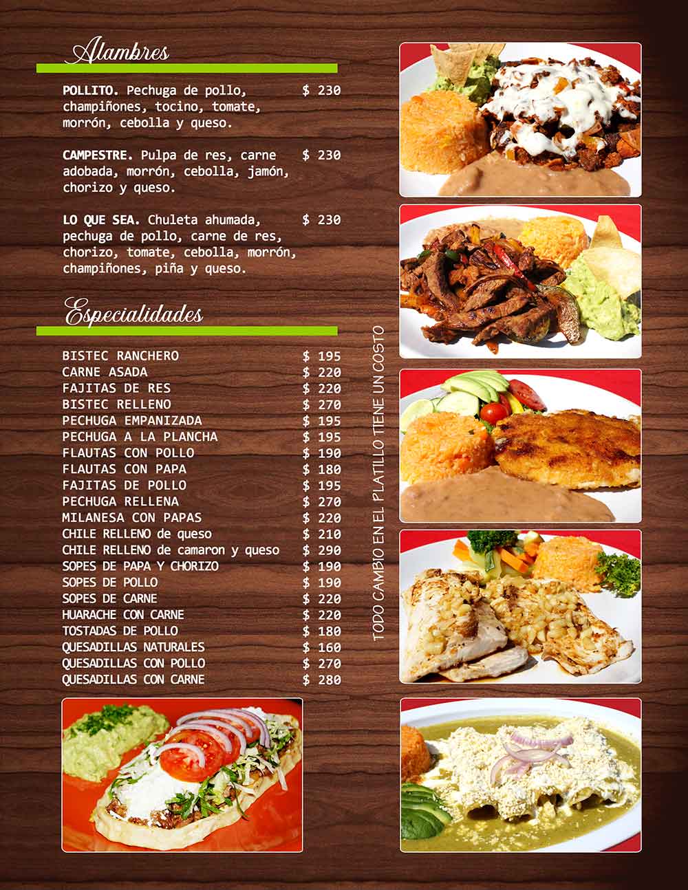 Comidas y Cenas Campestre Restaurant, Cabo San Lucas