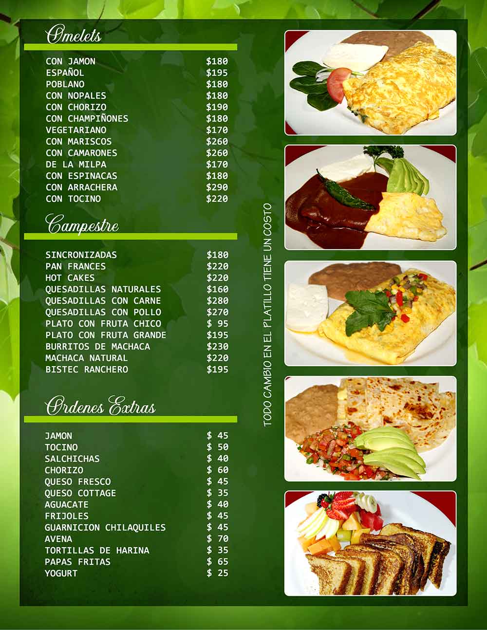 Desayunos Campestre Restaurant, Cabo San Lucas