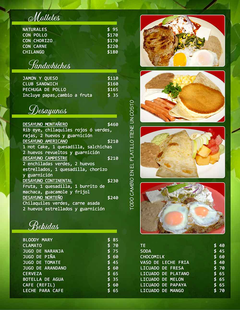 Desayunos Campestre Restaurant, Cabo San Lucas